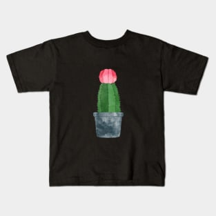 cactus watercolor painting Kids T-Shirt